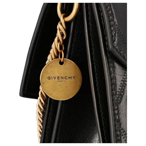 givenchy gv3 black bag|Givenchy black leather bag.